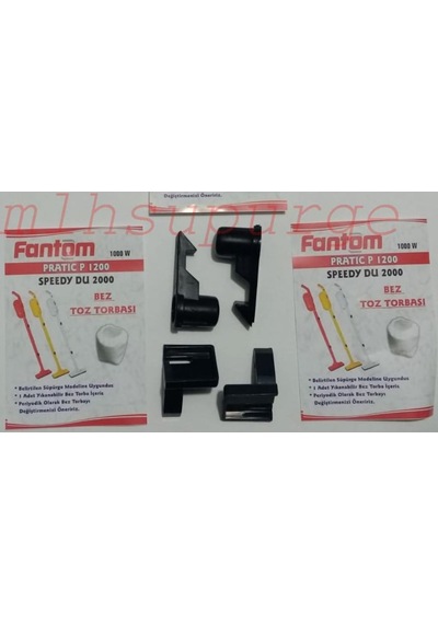 Fantom Dc500 Carbon Süpürge 2 Adet Toz Torbası Ve 4 Tırnak Kilidi