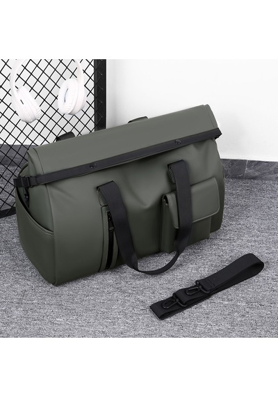 Dekohop Seyahat Çantası Unisex Kabin Boy El Ve Omuz Çanta Sıvı Dayanıklı Kumaş Tatil Spor Seyahat Stil Çanta Yeşil