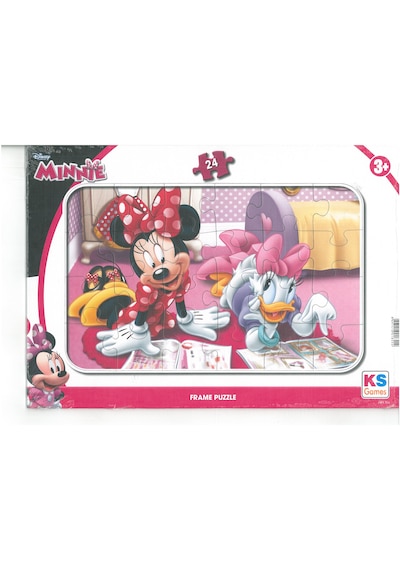 Ks Games Puzzle 24 Parça Mınnıe Mouse Frame 1