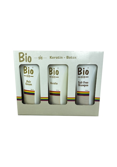 Bio Sis Brezilya Fönü 3'lü Set Keratin + Saç Kremi + Tuzsuz Şampuan 3 x 700 ML