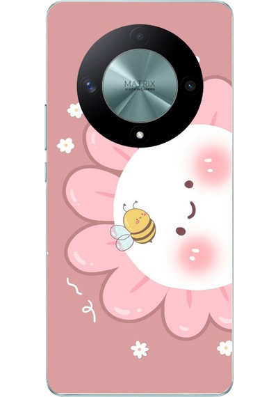 Honor X9b Uyumlu Papatyam Baskılı Silikon Kılıf Renkli