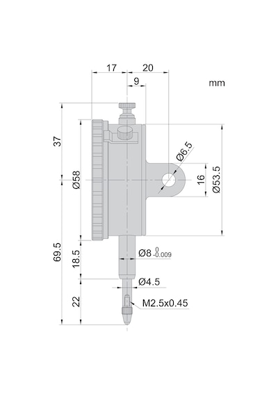 Insize 2301-10A Komparatör Saati