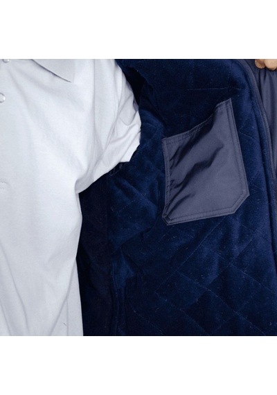 Eser - 7-7 Gabardin Polarlı Yelek - Kışlık - Lacivert