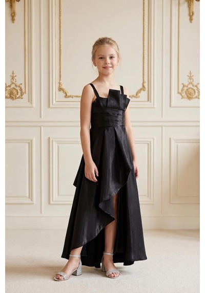 Kent Of Kids Kız Çocuk Abiye Siyah Uçuş Uçuş Monaray Kumaş Asimetrik Kesim Prenses Model Yırtmaçlı Abiye Elbise 10-15 Yaş Kent Of Kids Kız Çocuk Abiye Siyah Uçuş Uçuş Monaray Kumaş Asimetrik Kesim Prenses Model Yırtmaçlı Abiye Elbise 10-15 Yaş