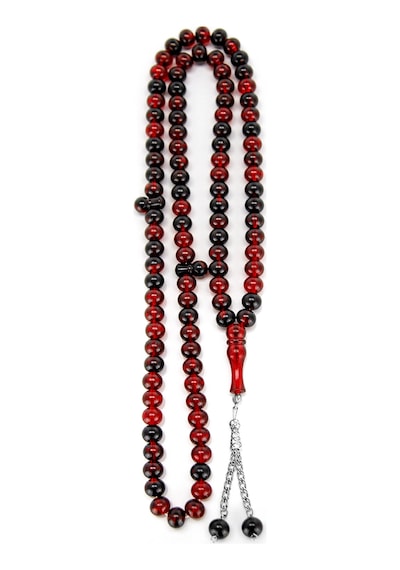 Derviş Tesbihi 99 Lu 8 MM Akrilik 1 Adet Bordo N11.4667