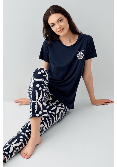 Arnetta Kadın Lacivert Pijama Takım Ar3565-s-v1 Lacivert