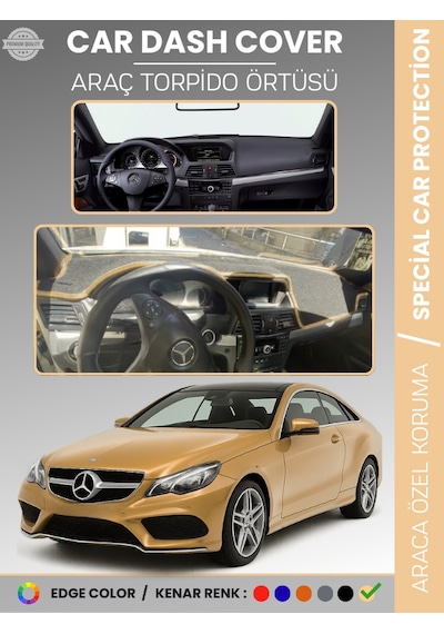 Mercedes E Class Coupe C207 2009-2017 Torpido Örtüsü Premium Torpido Koruma Özel Kesim Uv Koruma - 634 Stiloto