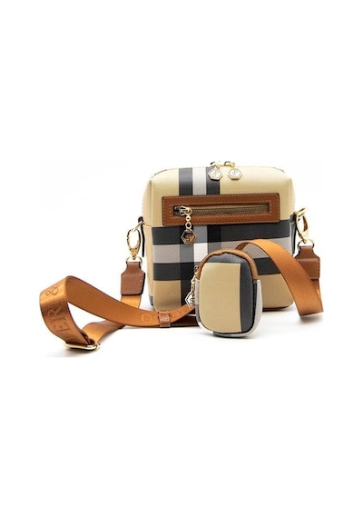 Silver & Polo Silver Polo Kadın Çapraz Çanta 1038 Bej-camel