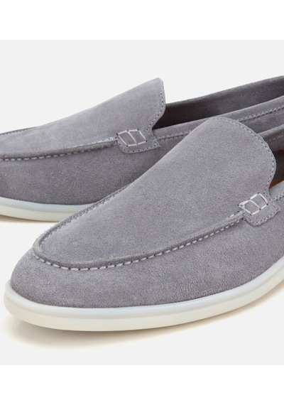 Hotiç Erkek Süet Deri Gri Hafif Tabanlı Günlük Loafer 02ayh328500a260 02ayh328500a260