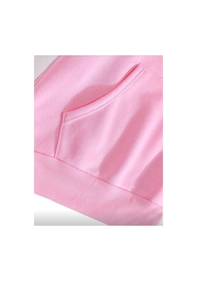 Stil X Sevimli Pandalar Baskılı Kadın Sweatshirt Pembe-5