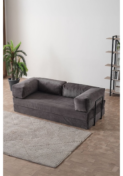 Lounge Aktivite Koltuğu Çok Amaçlı Koltuk Yatak Antrasit Antrasit