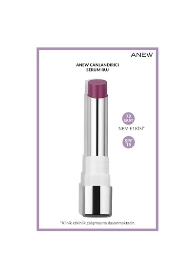 Avon Canlandırıcı Serum Ruj Perky Peony