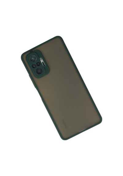 Redmi Note 10 Pro Kılıf Montreal Silikon Kapak - Yeşil Bz8683140209018