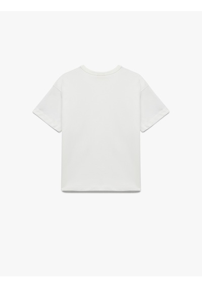 Koton Kids Ekru Erkek Çocuk T-shirt 5skb10496tk Ekru