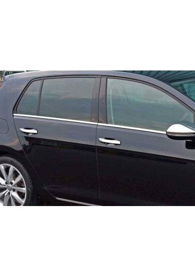 Vw Golf 7 Krom Cam Çıtası 4 Parça 2013 ve Sonrası