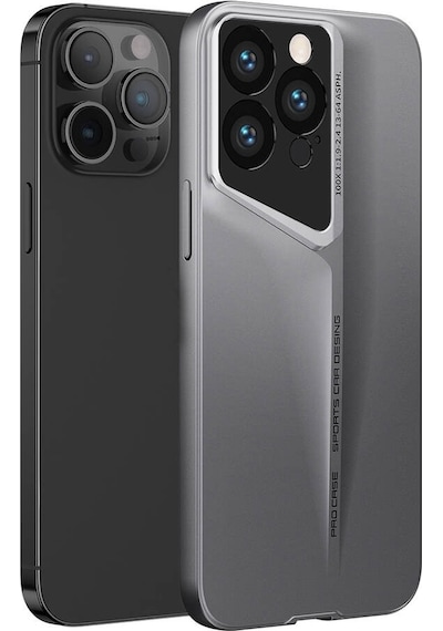 Apple Uyumlu iPhone 15 Pro Kılıf Ultra İnce Kamera Korumalı Sert Rubber Zore Procase Kapak-titanyum- Titanyum-gri Apple Uyumlu iPhone 15 Pro Kılıf Ultra İnce Kamera Korumalı Sert Rubber Zore Procase Kapak-titanyum- Titanyum-gri