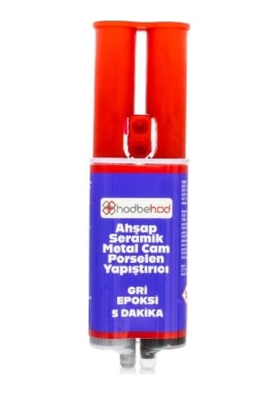 Hodbehod Epoksi Yapıştırıcı 5 Dakika Metal Seramik Cam Porselen Ahşap Tamir & Dolgu 25gr