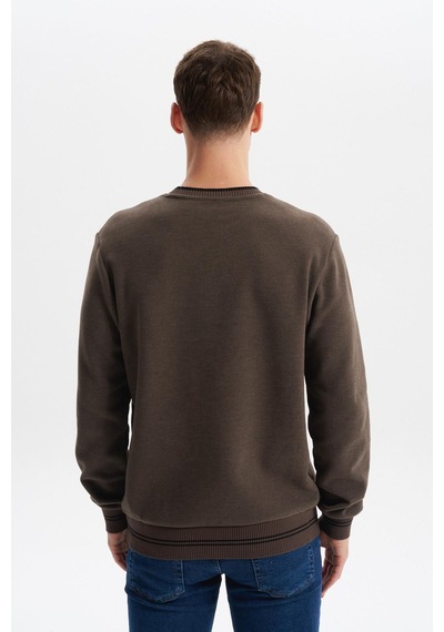AR-MA Arma Erkek Regular Fit Örme Selanik Sweatshirt %65 Pamuk %35 Polyester, Karbon Fırçalı, Basic Bisiklet Yaka K30124698702 Kahverengi AR-MA Arma Erkek Regular Fit Örme Selanik Sweatshirt %65 Pamuk %35 Polyester, Karbon Fırçalı, Basic Bisiklet Yaka K30124698702 Kahverengi