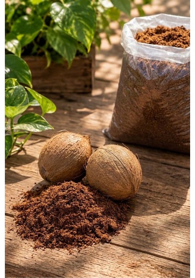 10 Litre Cocopeat Saf Hindistan Cevizi Torfu Steril, Böcek Yapmaz 10 L