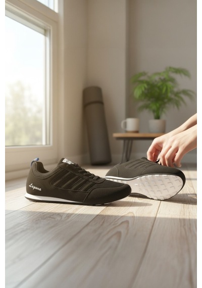 Enoch Erkek El Yazısı Detaylı Üçlü Şeritli Günlük Spor Ayakkabı Sneaker Siyah - Beyaz Enoch Erkek El Yazısı Detaylı Üçlü Şeritli Günlük Spor Ayakkabı Sneaker Siyah - Beyaz