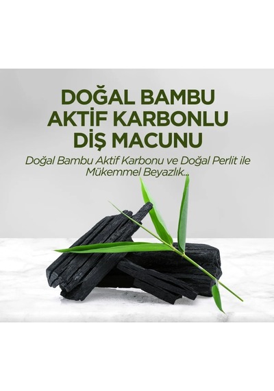 Doğal Bambu Karbonlu Diş Macunu 90 Gr - Özel Seri 356304-00022 Beyazlatma