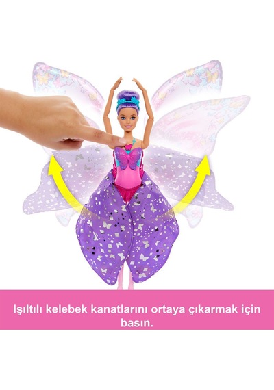 Hxj10 Barbie Kelebek Dansçı Bebek Standart