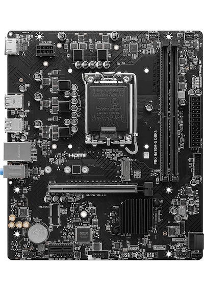 Msı Pro H610m-s Ddr4 3200mhz Oc M.2 1700p Matx Anakart