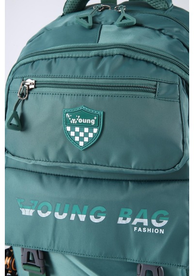 Young 51704 Okul Çantası Yeşil - Turuncu