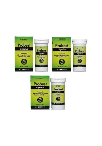 Probest Digestive Probiyotik 20 Kapsül [3 Kutu ]