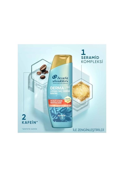 Dermaxpro Scalp &amp Hair Revitaliser Dökülme Ve Kepek Karşıtı Şampuan Kafein Ve Seramid İle 300ml