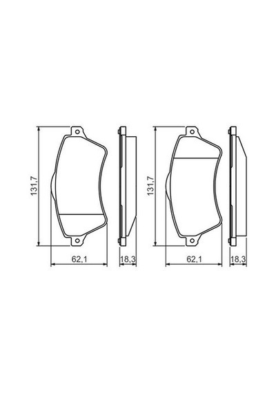 Land Rover Freelander 1 2.0d 1997-2003 Bosch Ön Balata Netpar23615 70-72 Kw