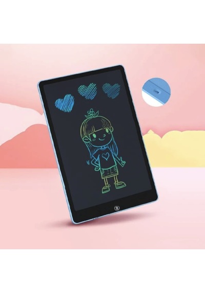Çocuk İçin Çizim Tableti Akıllı Tablet Kendinden Temizlemeli 8,5 İnç Çizim Tahtası Kalemli Siyah