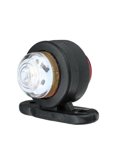 Ahmet Otomotiv 10 Adet Tek Ledli Mini Takoz Kırmızı-beyaz 12v-24v