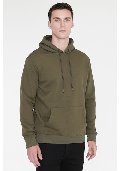 AC&Co / Altınyıldız Classics Erkek Haki Standart Fit Normal Kesim Kapüşonlu Kanguru Cepli Pamuklu Sweatshirt Haki AC&Co / Altınyıldız Classics Erkek Haki Standart Fit Normal Kesim Kapüşonlu Kanguru Cepli Pamuklu Sweatshirt Haki