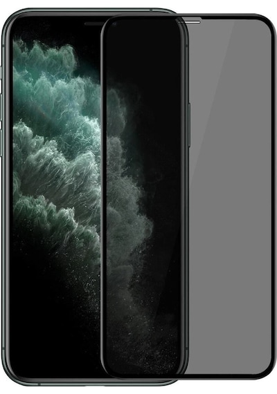 Apple Uyumlu   iPhone 11 Hayalet Kırılmaz Cam Privacy Tam Kaplayan Ekran Koruyucu-anti Static Özellikli