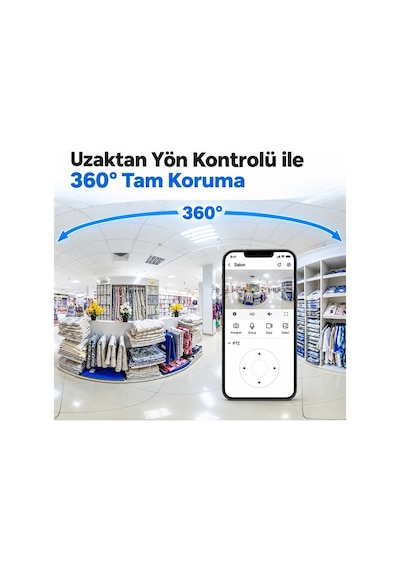 Imou Ipc-ps2mp-5r1 Ranger Ps2m Poe 2.8mm Lens İki Yönlü Ses Renkli Gece Görüş 5mp İç Mekan Bullet Kamera
