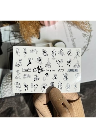 Stiker Arti 610 Beyaz
