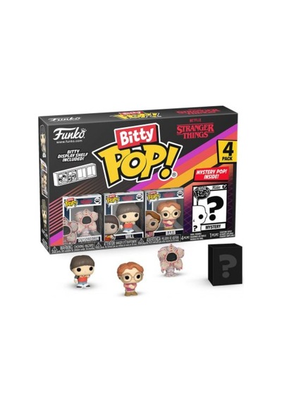Bitty Pop Television: Stranger Things - 4 Pack Season 1 Series 1