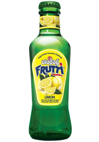 Uludağ Frutti Limon Aromalı Maden Suyu 200 Ml X 24 Adet