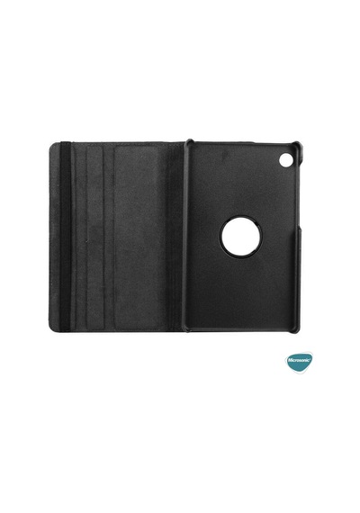 Samsung Galaxy Tab A8 X200 İçin Kılıf 360 Rotating Stand Deri Siyah Galaxy Tab A8 X200 İle Uyumlu Kılıf - Siyah