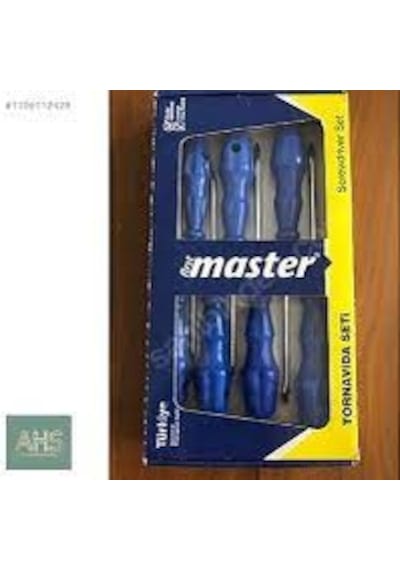 Master Tornavida Takımı 7 Parça Set Düz Ve Yıldız
