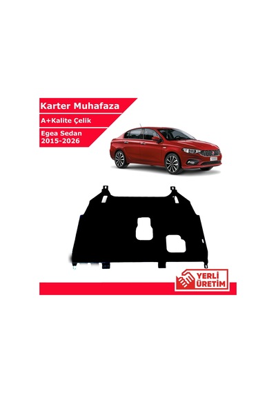 Fiat Egea Sedan 2015-2026 Çelik Karter Muhafaza Çelik Koruma Sacı A+ Kalite Yerli Üretim