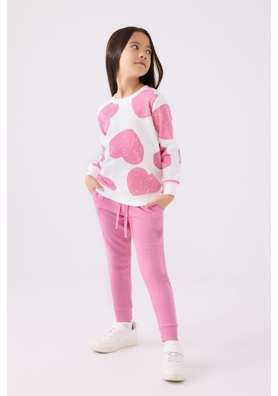 Rolypoly Kız Çocuk Pembe Eşofman Takımı Rp3472-c-v1 Pembe