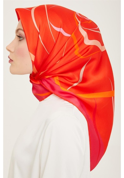 Armine Sura İpek Eşarp 24ya9115 50 - Desenli