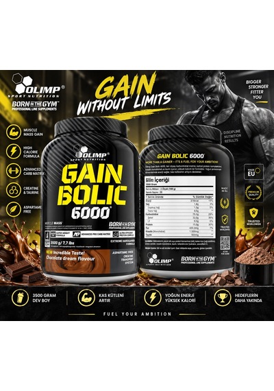 Olimp Gain Bolic Mass Gainer 6000 3500 Gr