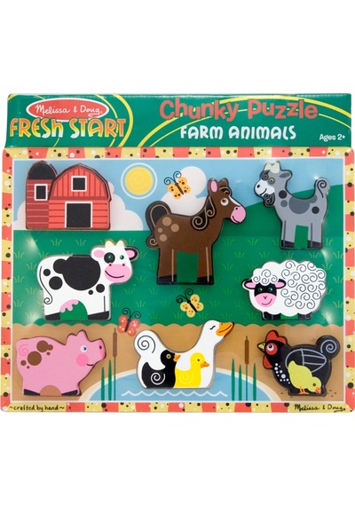 Melissa And Doug Ahşap Tombul Yapboz Çiftlik