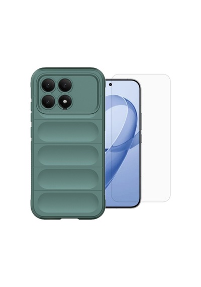 Teleplus Xiaomi Poco F8 Pro Kılıf Etnik Kamera Korumalı Silikon Ve Nano Ekran Koruyucu