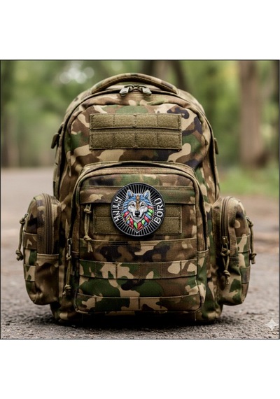 Kurt Türk Börü Peç - Eski Türk Devletleri - 3 Boyut - 3d Arma - Tpu Patch Karışık/çok Renkli