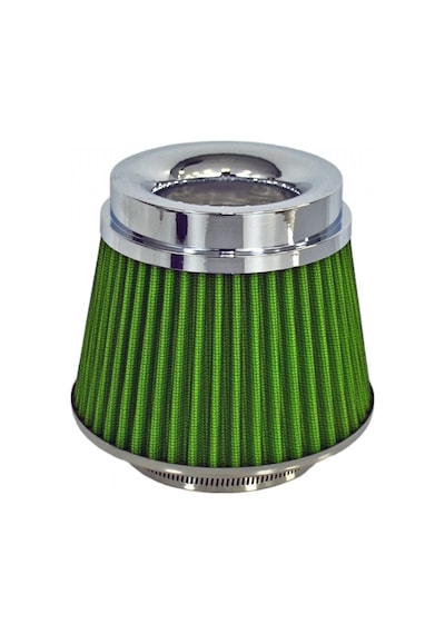 Carub Br4686302 Tuning Hava Filtresi 2 Aparatlı Krom-Yeşil