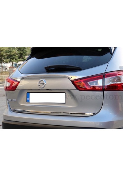 Nissan Qashqai Bagaj Alt Çıta 2014 - 2019 Krom Bagaj Çıtası